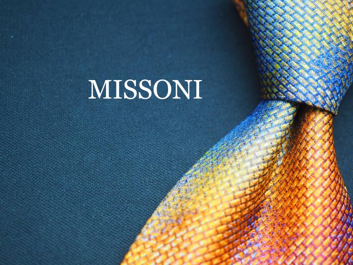 美品【MISSONI ミッソーニ】 G1151 SILK ブランド ネクタイ 古着 良品 転売 仕入拍卖