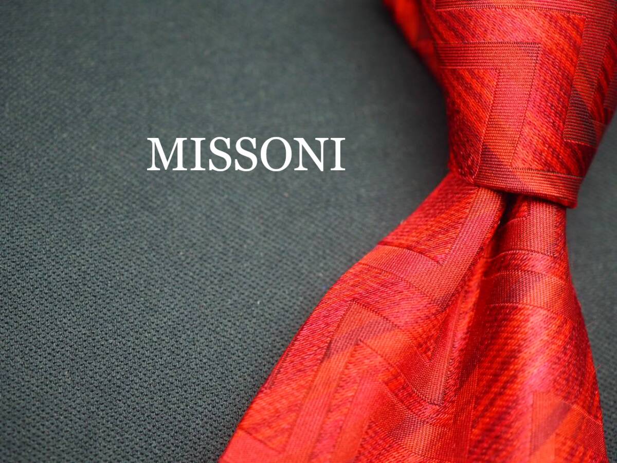 美品【MISSONI ミッソーニ】 G1156 SILK ブランド ネクタイ 古着 良品 転売 仕入拍卖