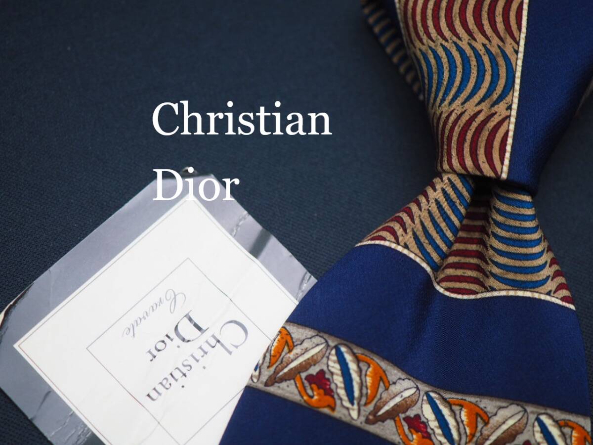 未使用品【Christian Dior クリスチャン ディオール】 G1211 SILK ブランド ネクタイ 古着 良品 転売 仕入拍卖