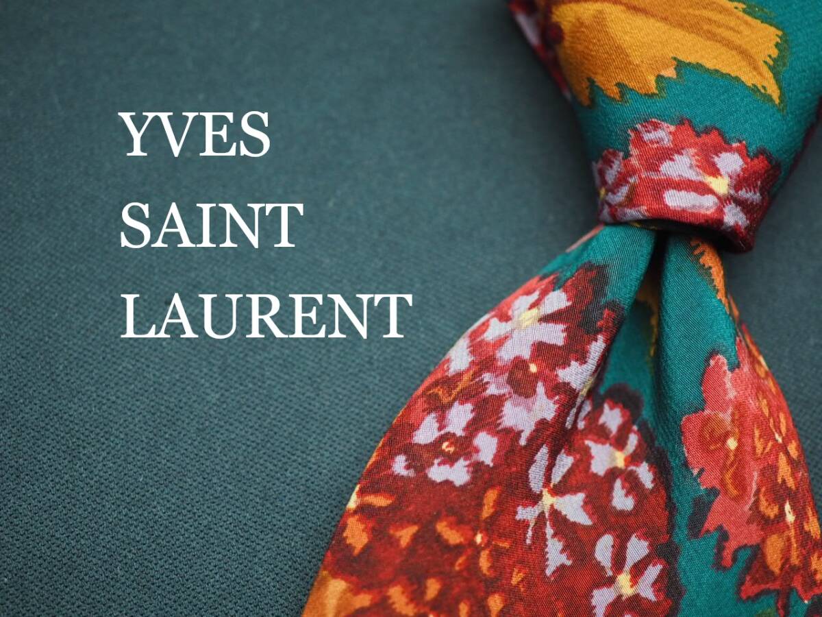 【Yves Saint Laurent イヴサンローラン】 G1257 SILK ブランド ネクタイ 古着 良品 転売 仕入拍卖