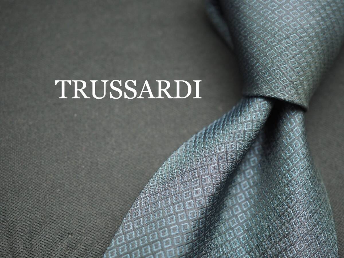【TRUSSARDI トラサルディ】 G1291 SILK ブランド ネクタイ 古着 良品 転売 仕入拍卖