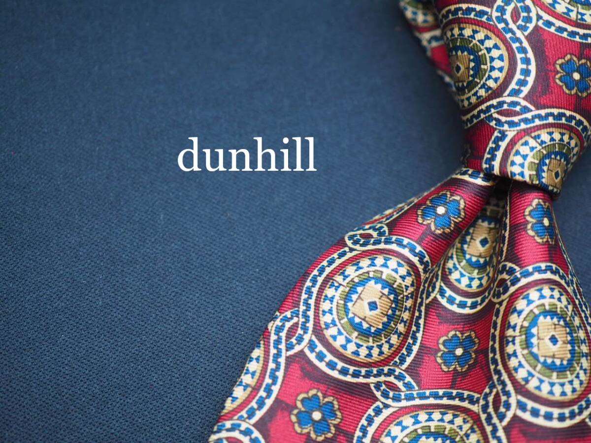 美品【dunhill ダンヒル】 G1440 SILK ブランド ネクタイ 古着 良品 転売 仕入拍卖