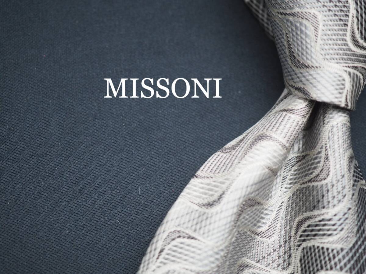 美品【MISSONI ミッソーニ】 G1490 SILK ブランド ネクタイ 古着 良品 転売 仕入拍卖