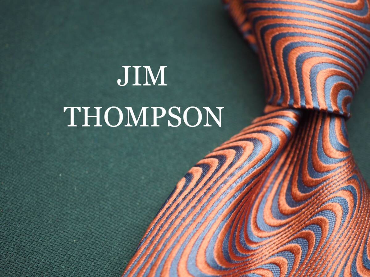 美品【JIM THOMPSON ジムトンプソン】 G1589 SILK ブランド ネクタイ 古着 良品 転売 仕入拍卖