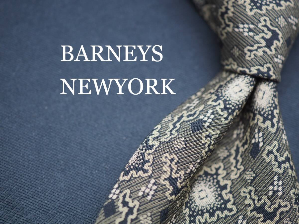 美品【BARNEYS NEW YORK バーニーズニューヨーク】 G1679 ITALY SILK ブランド ネクタイ 古着 良品 転売 仕入拍卖