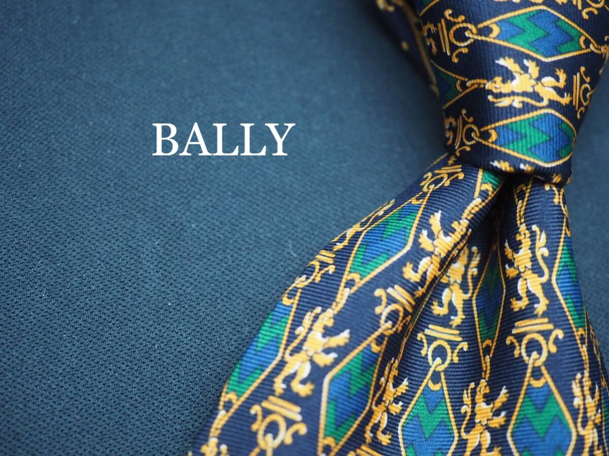 美品【BALLY バリー】 G1690 SILK ブランド ネクタイ 古着 良品 転売 仕入拍卖
