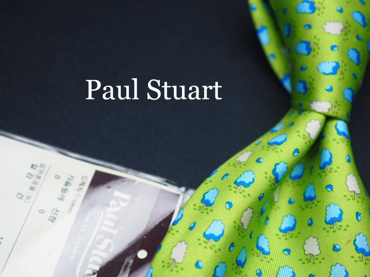 未使用品【Paul Stuart ポールスチュアート】 G1763 SILK ブランド ネクタイ 古着 良品 転売 仕入拍卖