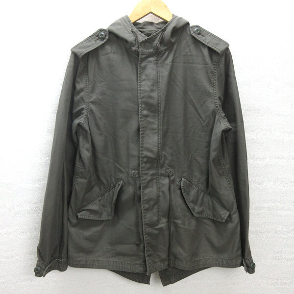 Q■アルファ/KNOX ARMORY By ALPHA ミリタリー モッズコート【メンズL】MENS/146【中古】拍卖