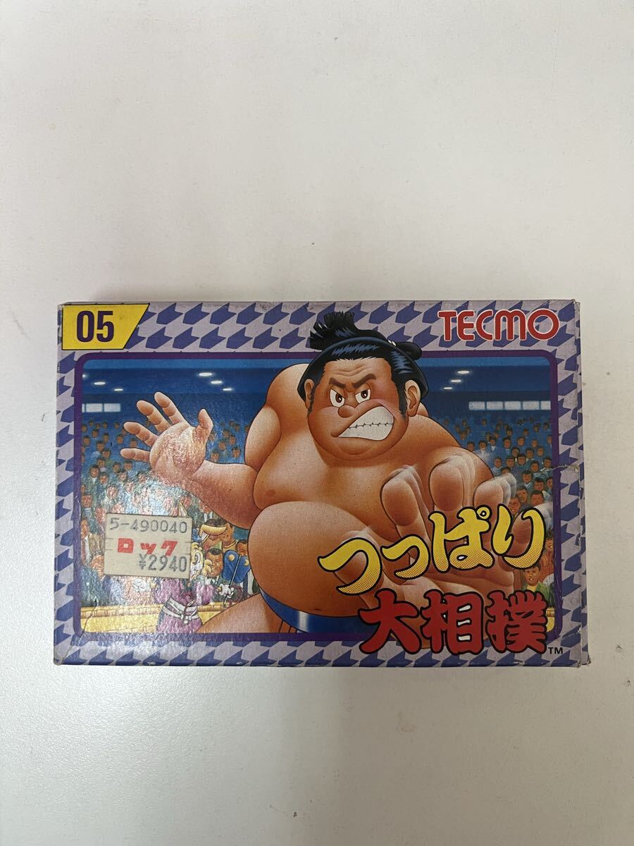 【箱あり 説明書あり 美品】FC つっぱり大相撲 TECMO ファミコン ソフト拍卖