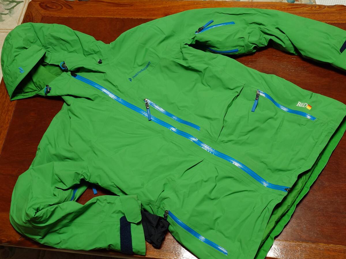 ピークパフォーマンス Peak Performance HEL 2L GRAVジャケット サイズL RECCO Rescue Systemリフレクター GORE-TEX 2L拍卖