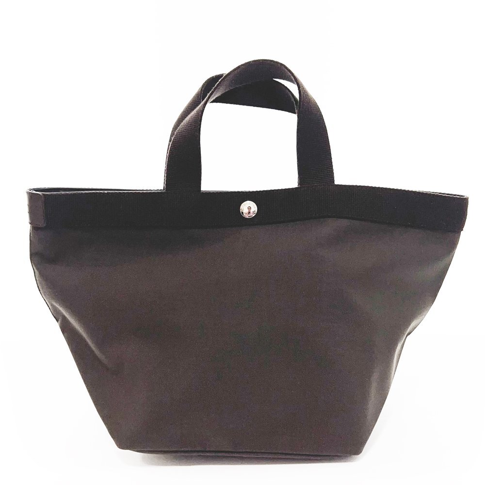 ◆超美品 Herve Chapelier エルベシャプリエ 707C トートバッグ コーデュラナイロン 舟型トート レディース モカ ブラウン 無地 4BC/94044拍卖