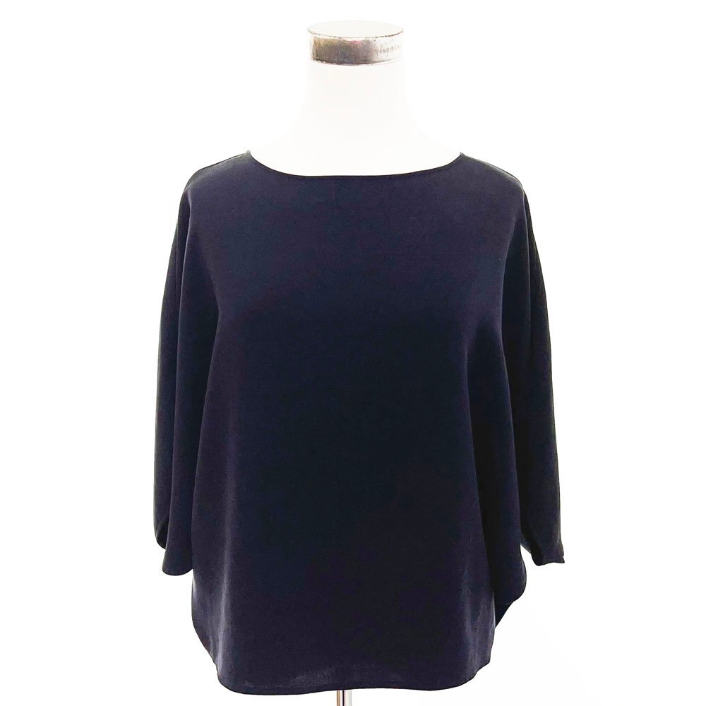 ★2018SS Liesse リエス【15400円】ドルマンプルオーバー フリーサイズ レディース ネイビー セットアップ可 A0185FB251 1BA/94051拍卖