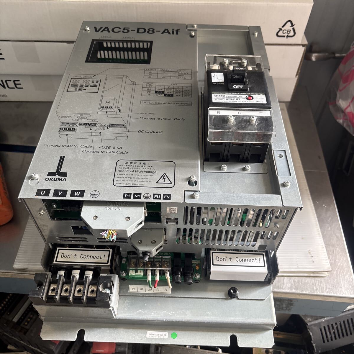 ff1876 OKUMA VAC5-D8-Aif 電源ユニット コントロール 中古現状品拍卖