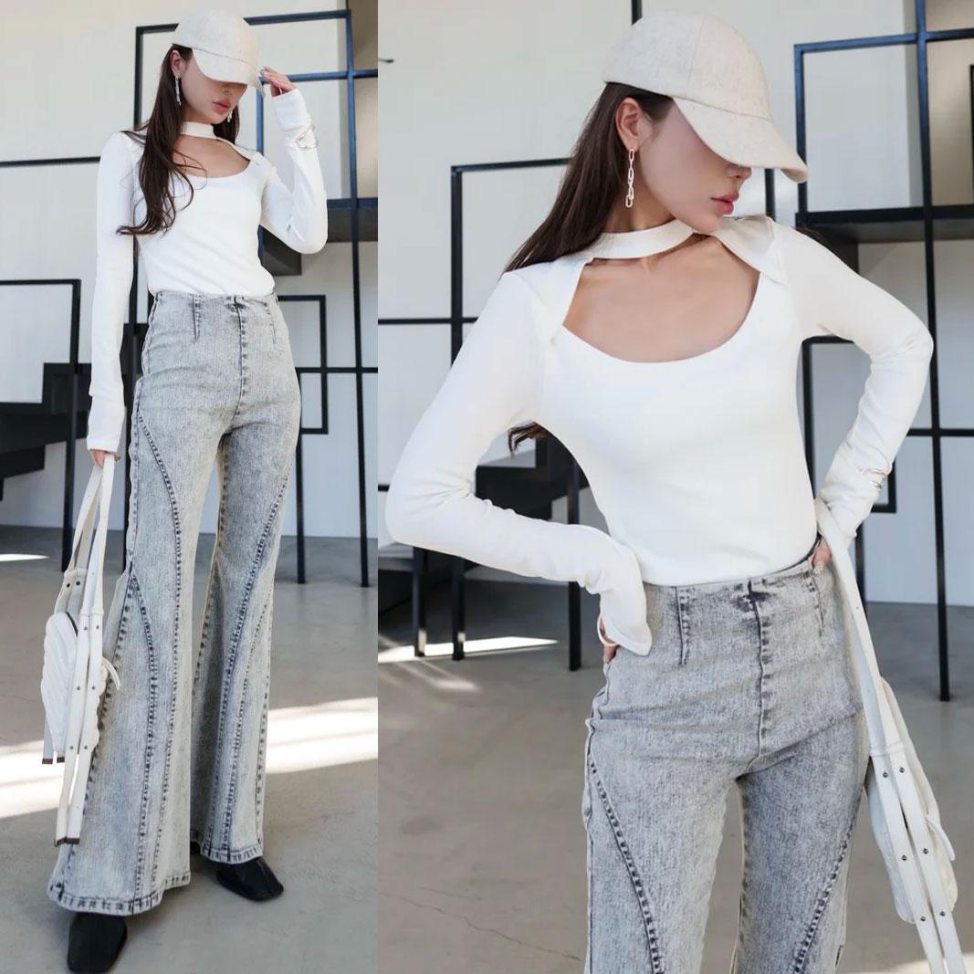 GlamLips グラムリップス カーヴィー Cut ロングスリーブ カットソー拍卖