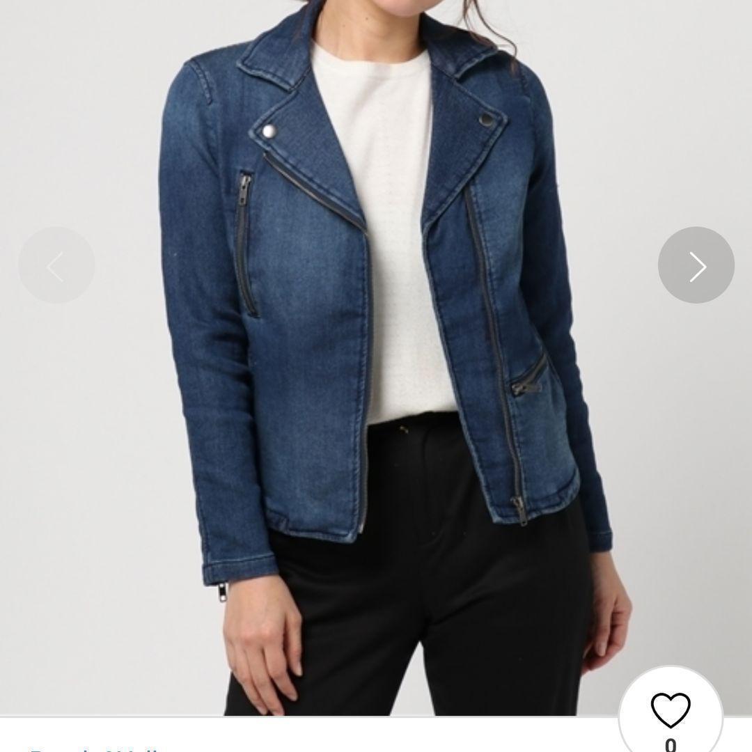 Purple&Yellow パープル&イエロー スウェットデニム ライダースジャケット拍卖