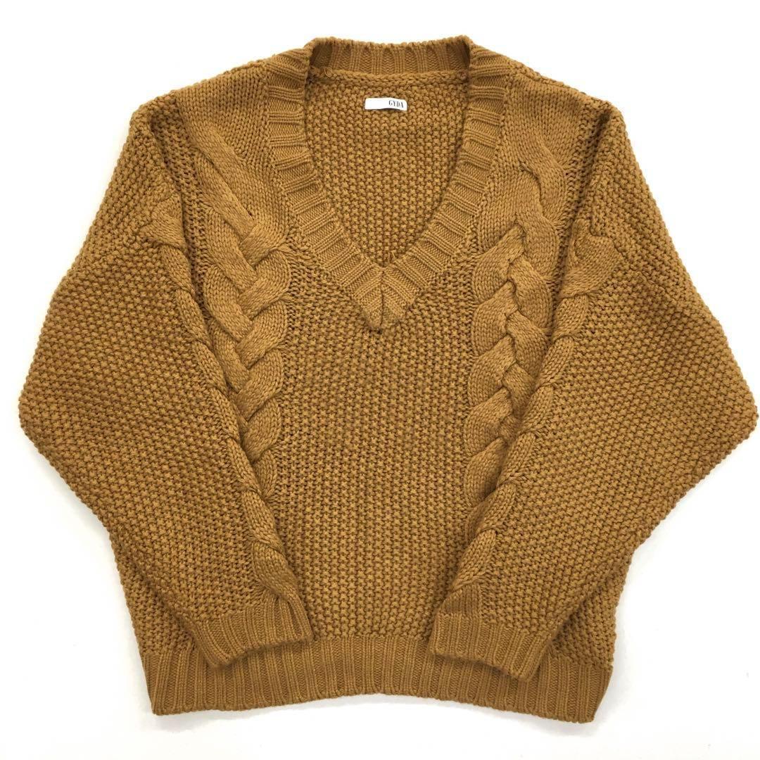 GYDA ジェイダ ビックケーブルドルマンニットトップス拍卖