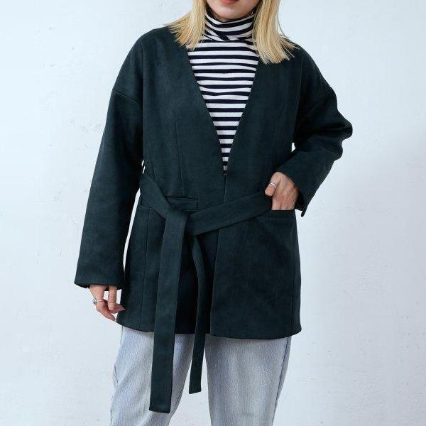 Ciaopanic チャオパニック フェイクスウェードガウン グリーン拍卖