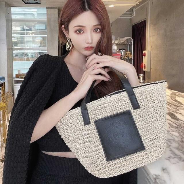 Rady レディー かごバッグ レザー調パッチ 型押しロゴ拍卖