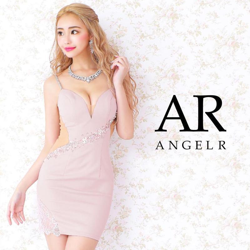 AngelR エンジェルアール フロントビジューデザインタイトミニドレス拍卖