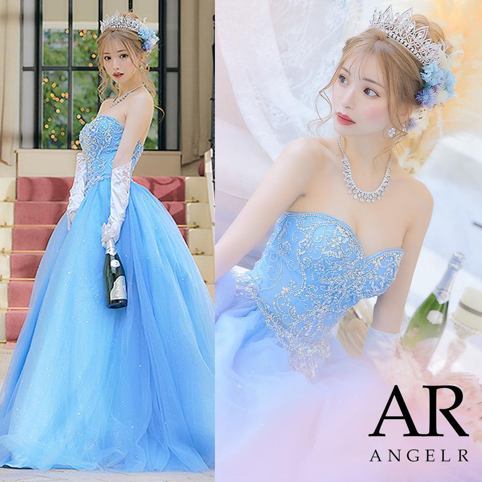 AngelR エンジェルアール プリンセスドレス ブルー バースデー イベント キャバドレス拍卖