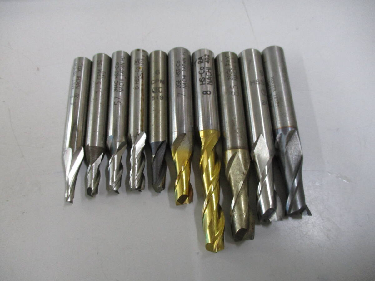 エンドミル 刃径Φ10・Φ9・Φ8.5・Φ8・Φ7・Φ6・Φ5.7・Φ5・Φ4ミリ拍卖
