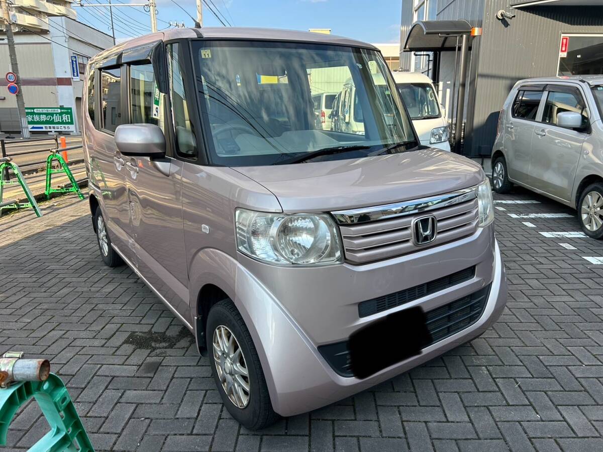 格安N-BOX即乗り★軽ハイトワゴン車検満タン9年11月足車最適冬道安心4WD★スマートキーETC付き溝ありスタッドレス&アルミ!拍卖