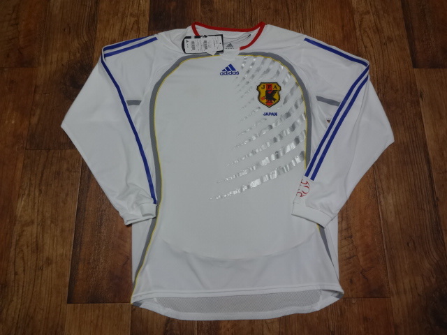 日本代表 正規品 ユニフォーム シャツ 2006 ワールドカップ 選手用 アウェイ 長袖 XOサイズ 新品未使用品タグ付き拍卖