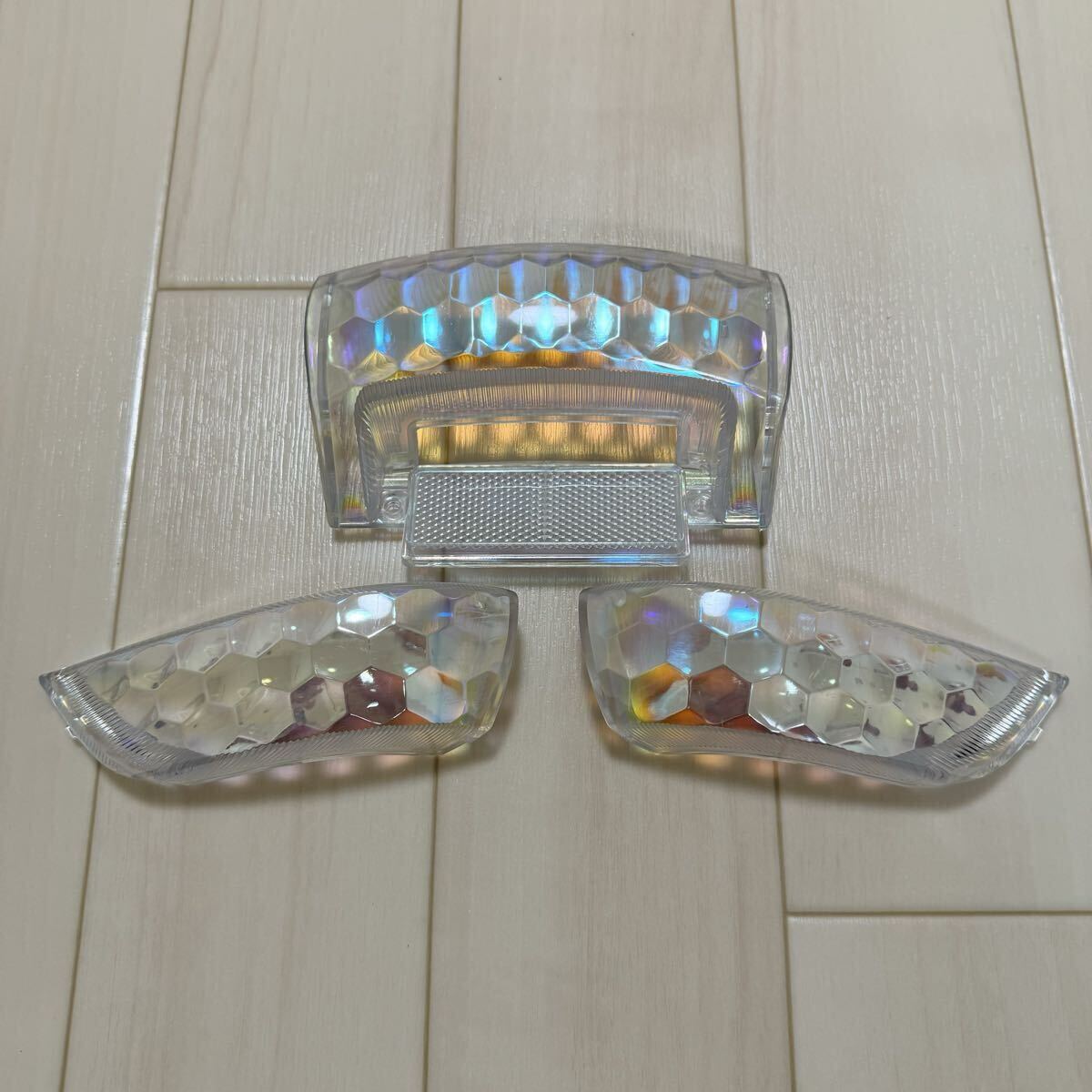 HONDA ホンダ スーパーDIO ZX ファンシーレンズ テールレンズ AF17 AF18 AF25 スーパーディオ レインボー 紫紋?激レア? 拍卖