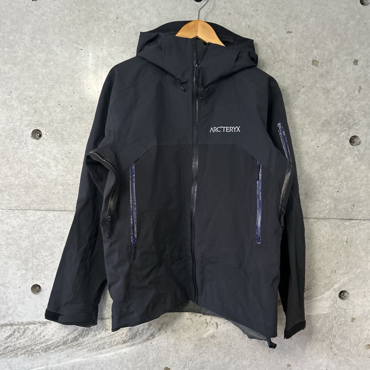 10s ARC’TERYX 訳あり ナイロンジャケット ゴアテックス 黒 アウトドア GORE-TEX アークテリクス ヴィンテージ ビンテージ レア S M L拍卖
