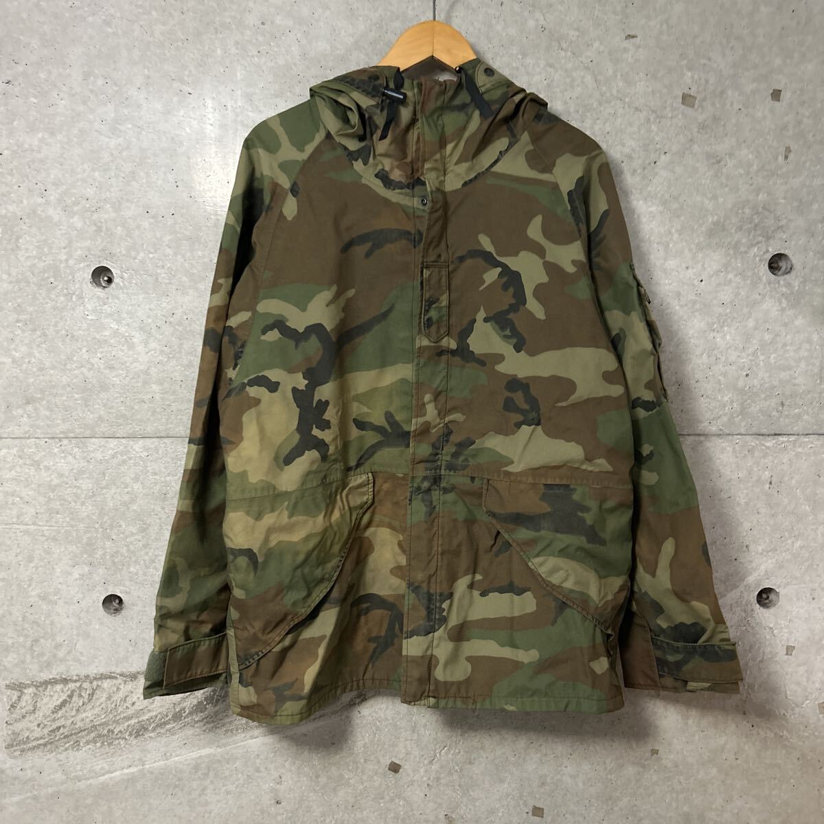 90s GORE-TEX ECWCS 迷彩 ジャケット ナイロン ミリタリー 米軍 エクワックス ゴアテックス マウンテンパーカ ヴィンテージ ビンテージ M L拍卖