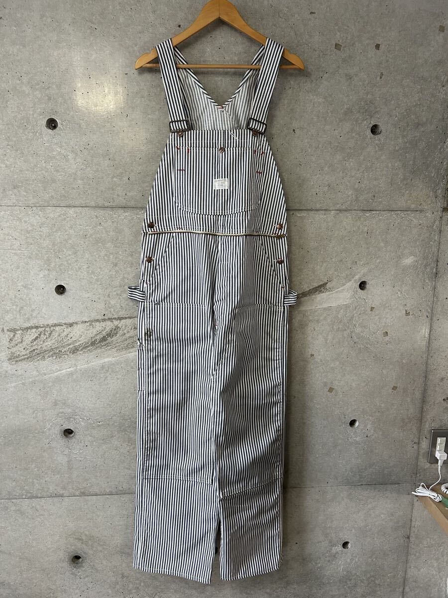 60s BIG MAC ヒッコリー オーバーオール ビッグマック J.C.Penny ペニー ストライプ ストア ワーク USA製 ヴィンテージ ビンテージ レア L拍卖