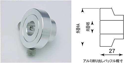 C.F.POSH サイレンサー用 アルミ削り出しバッフル φ40/φ16 802740拍卖