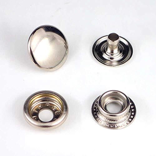 シルバー ジャンパーホック 大 7050 15mm (シルバー, 10セット)拍卖