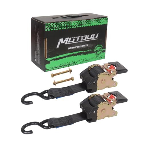 2本1セット MOTO4U タイダウンベルト 自動巻 2本セット 50mm x 2.7m ラチュットベルト 固定 荷締めベルト拍卖