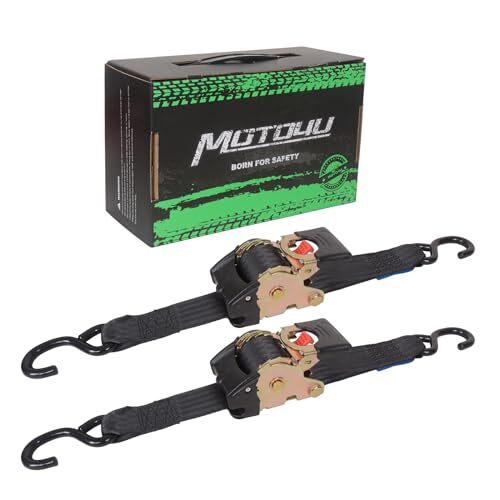 2本1セット MOTO4U タイダウンベルト 自動巻 2本セット 50mm x 3m ラチュットベルト 固定ベルト 荷締めベルト拍卖