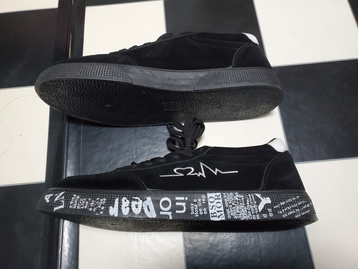 スニーカー 28.5cm ブラック 大きいサイズ グラフィック ストリート ローカット拍卖