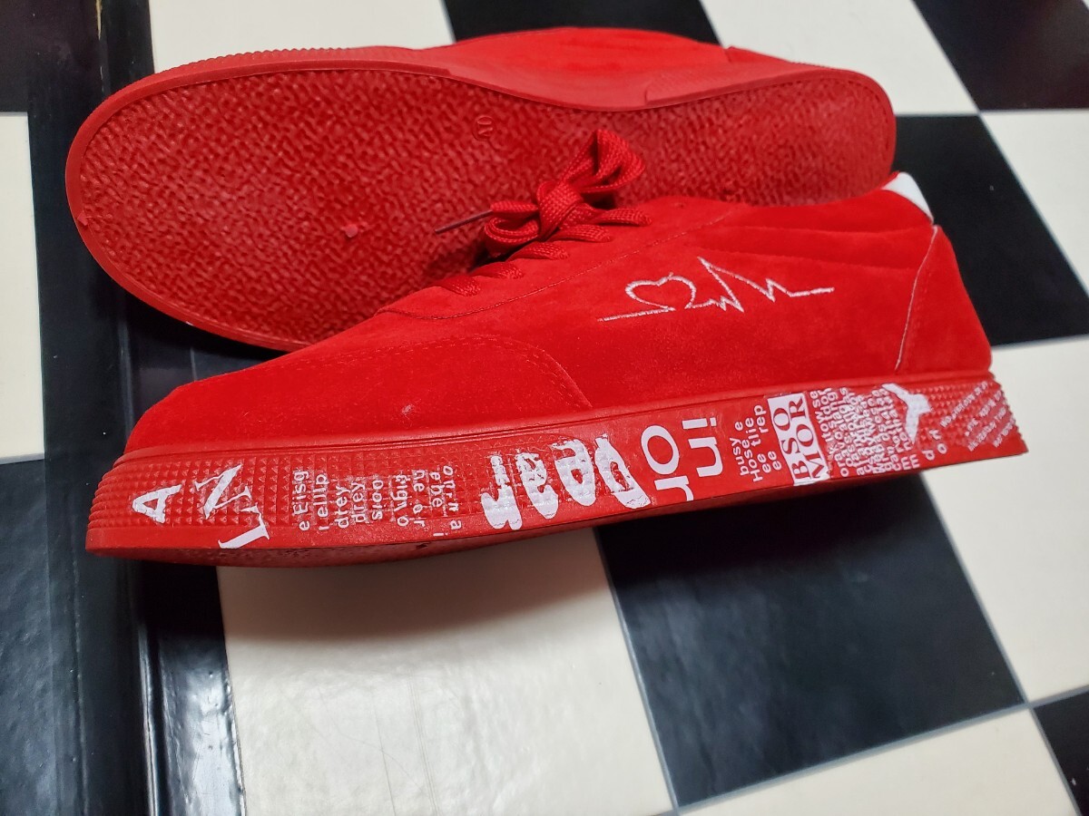 スニーカー 28.5cm レッド ローカット グラフィックレター ストリート ダンクロー拍卖