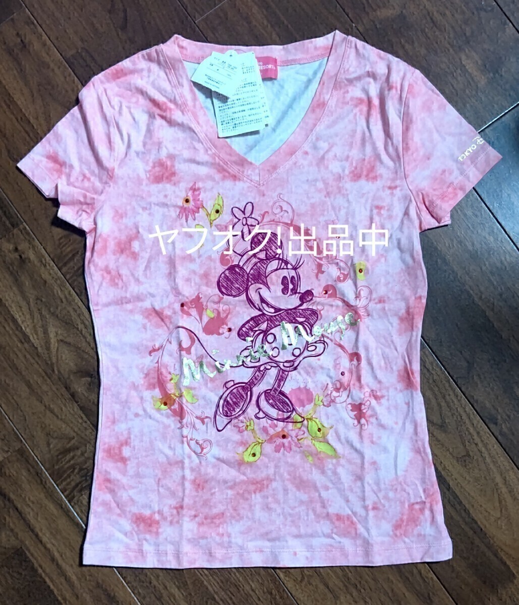 ミニー Tシャツ ディズニー 半袖Tシャツ Sサイズ拍卖
