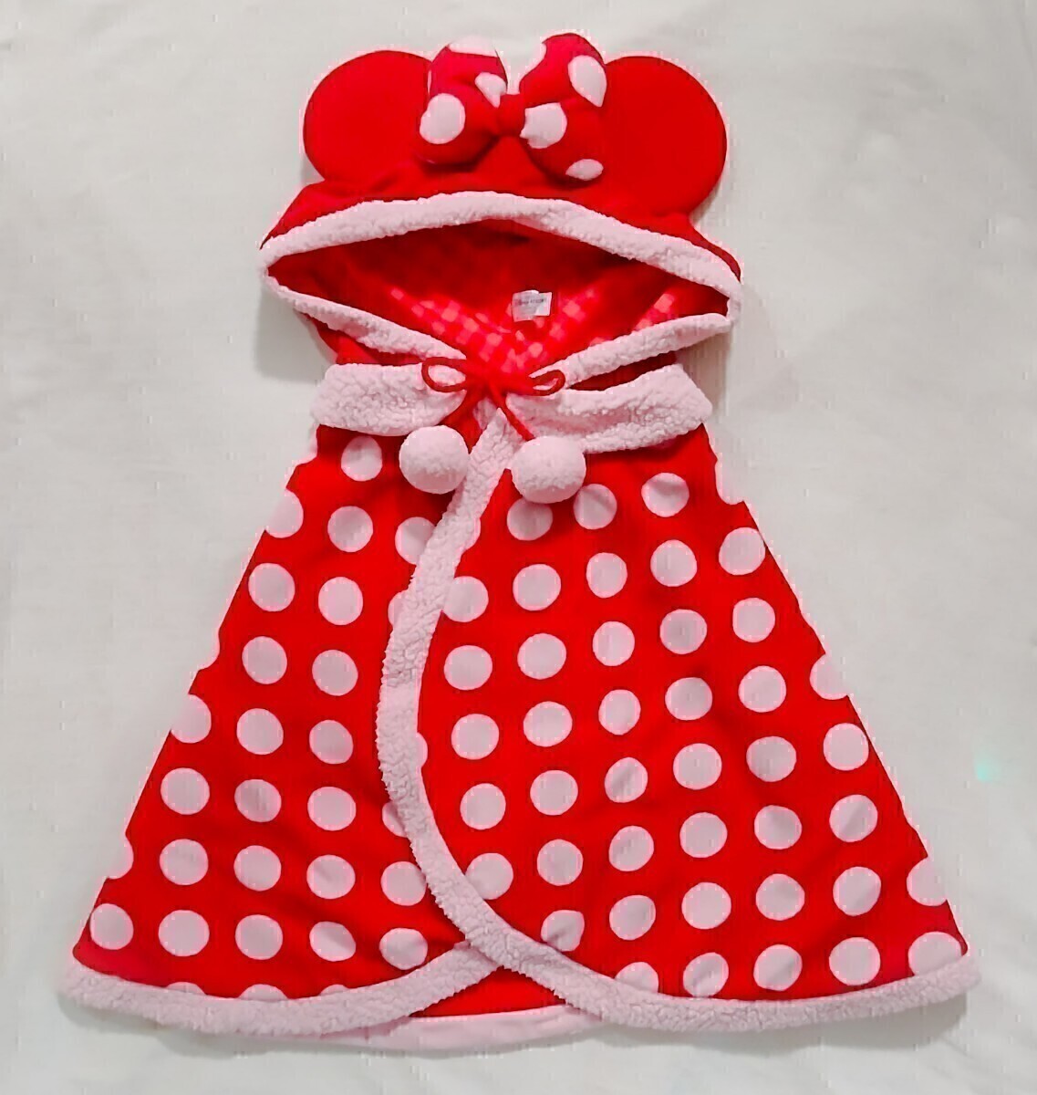 フード付き ポンチョディズニー クリスマス ミニー拍卖