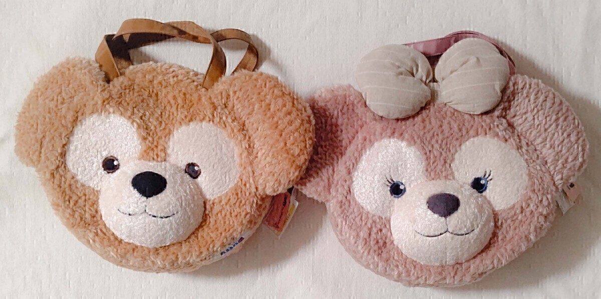 ダッフィー シェリーメイ フェイスバッグ ディズニーシー トートバッグ ショルダーバッグ バラ売り不可 ディズニーシー拍卖