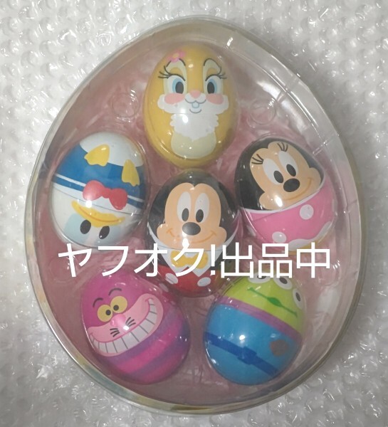 ディズニー イースターエッグ型ステーショナリーセット ミッキー ミニー ドナルド ミスバニー リトルグリーンメン チェシャ猫拍卖