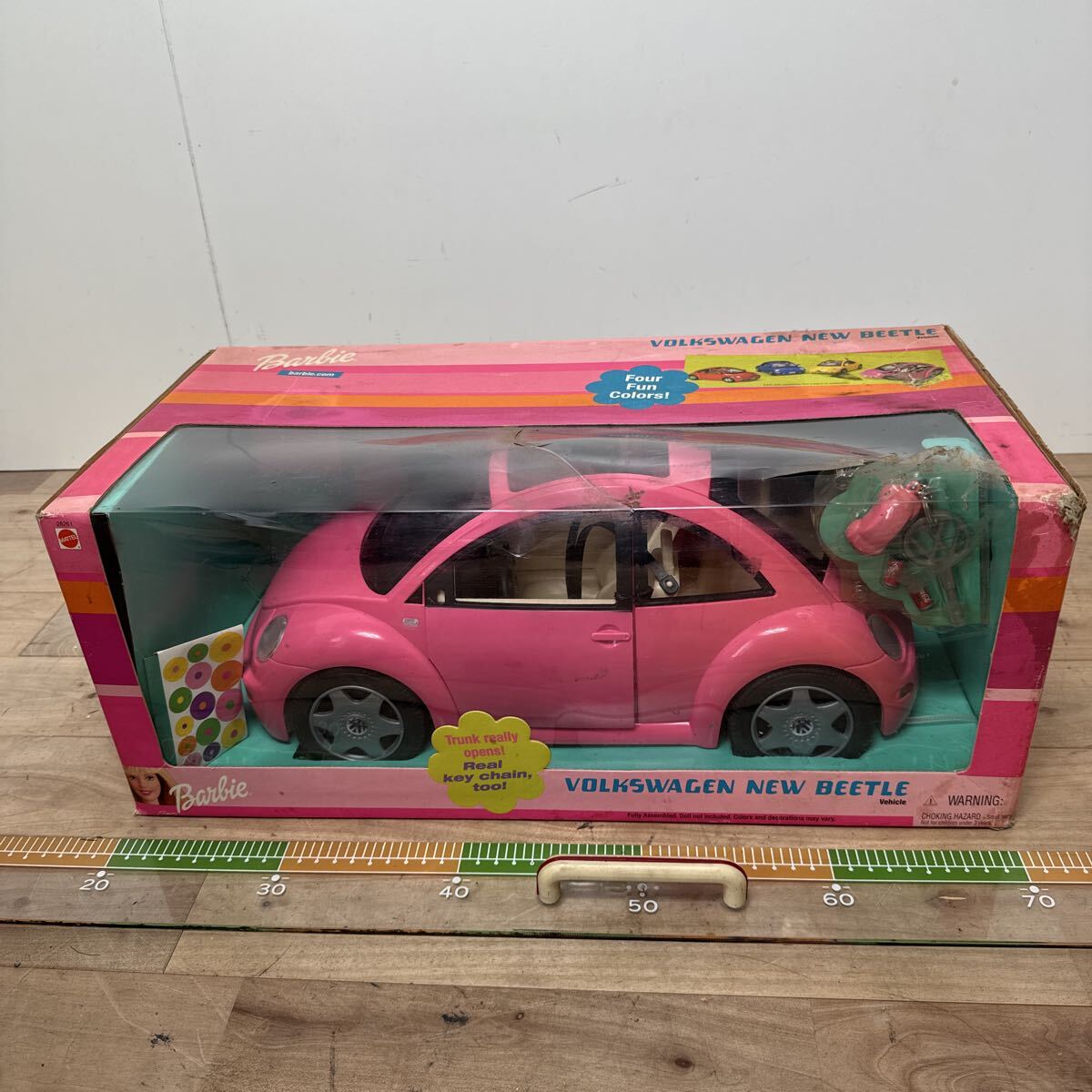 未使用品 バービー Barbie VOLKSWAGEN ピンク BEETLE拍卖