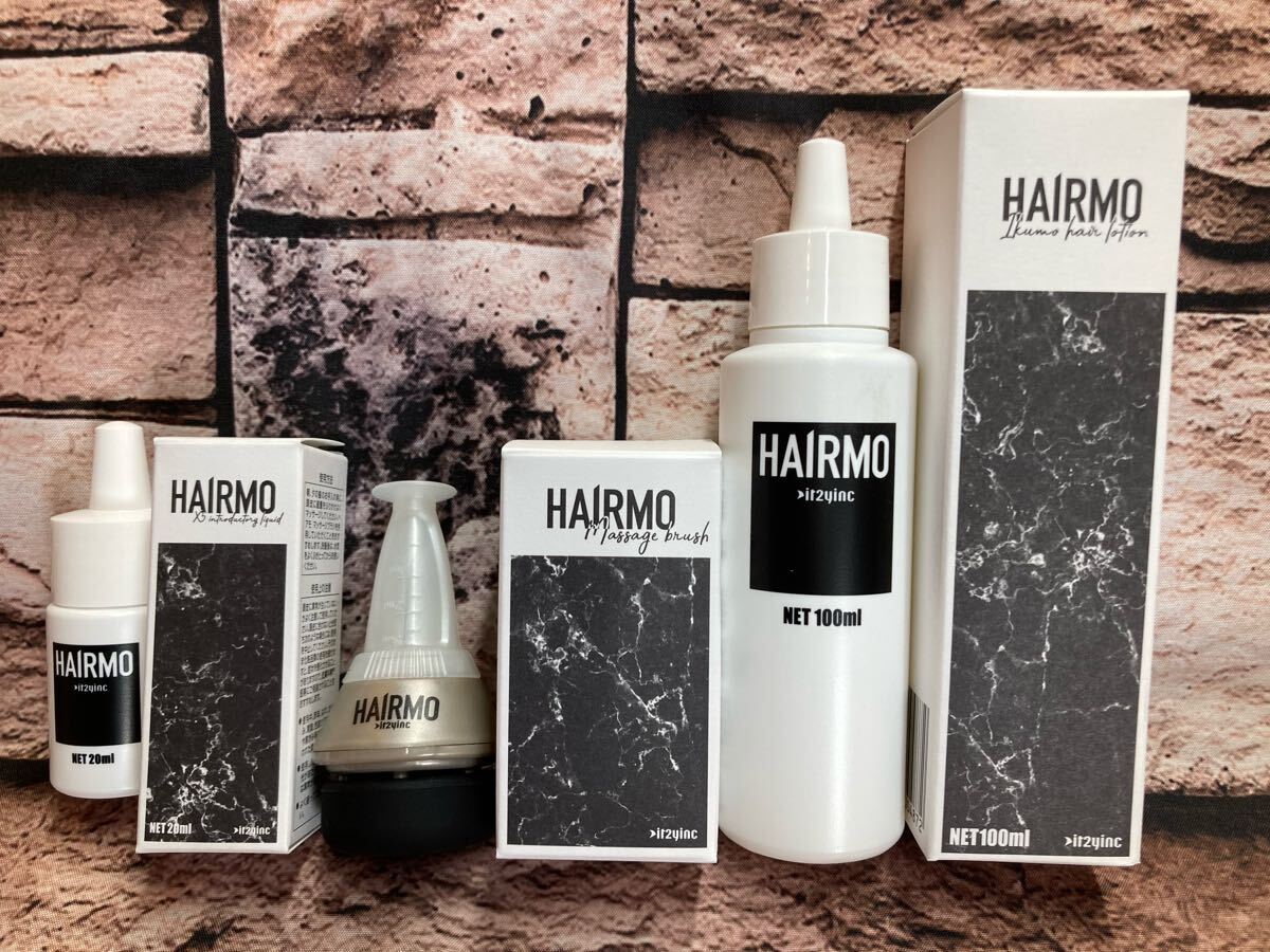 TVで絶賛放映!【HAIRMO】ヒト毛根細胞 順化培養液*5導入液&育毛剤&頭皮マッサージブラシ3点セット23,760円が拍卖