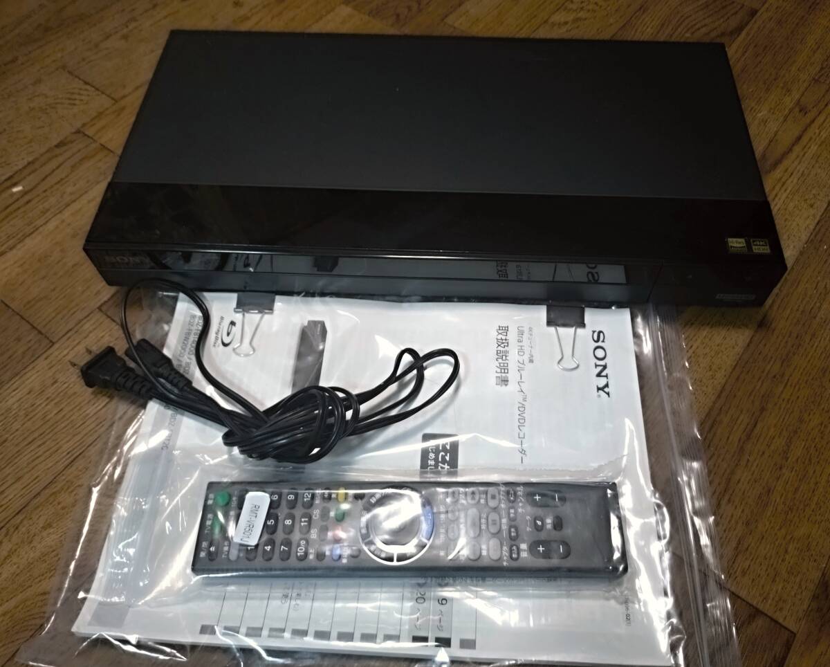 その17 ソニー4Kダブルチューナー内蔵 Ultra HDブルーレイレコーダー BDZ-FBW1000 内臓1TBから6TBへ換装品 2020年製 中古拍卖