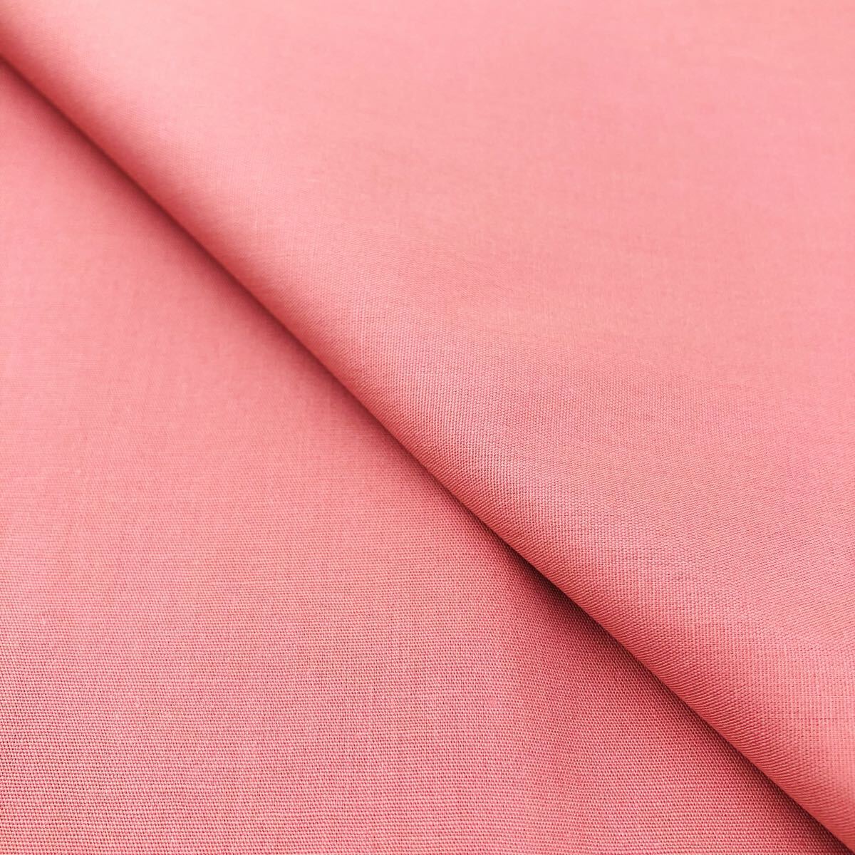 1m ブロード ローズピンク コットン 無地 生地 色無地 はぎれ 110×100 コットンブロード拍卖