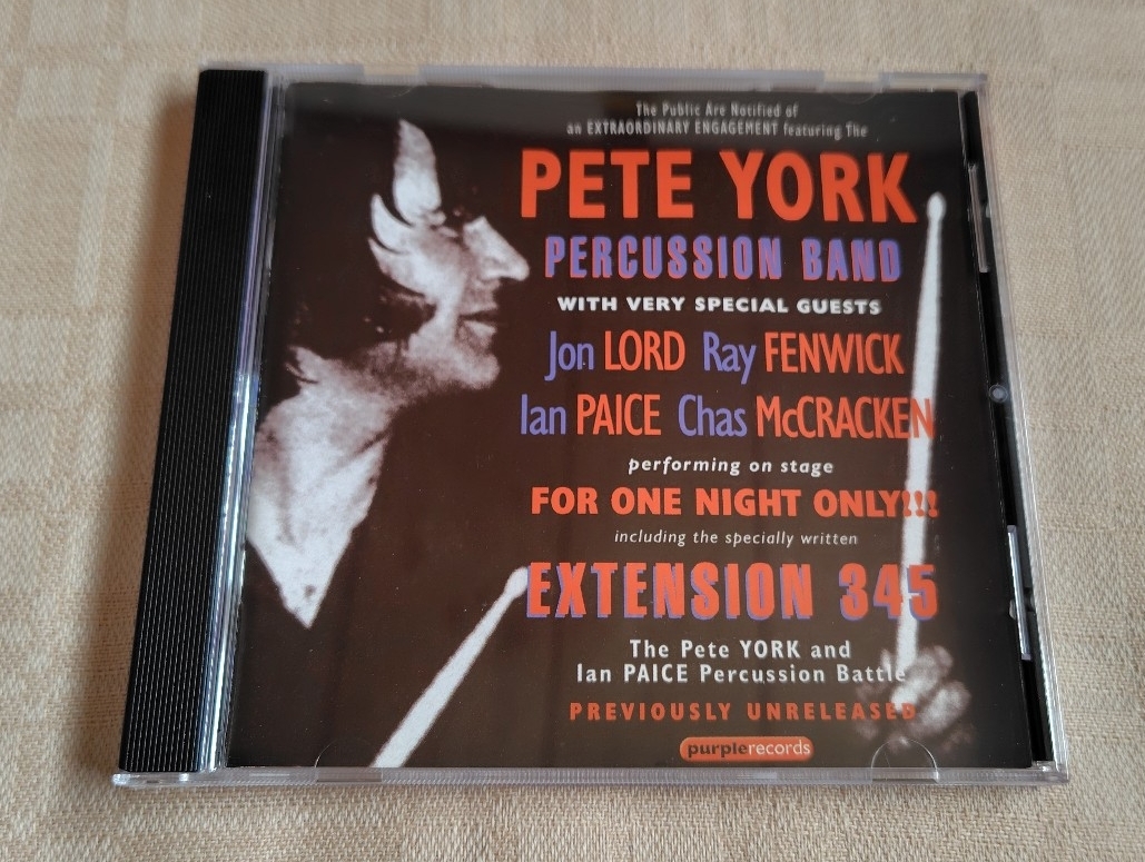 ピート・ヨーク/Pete York Percussion Band「Extension 345 Live」Jon Lord/Ian Paice/Ray Fenwick拍卖