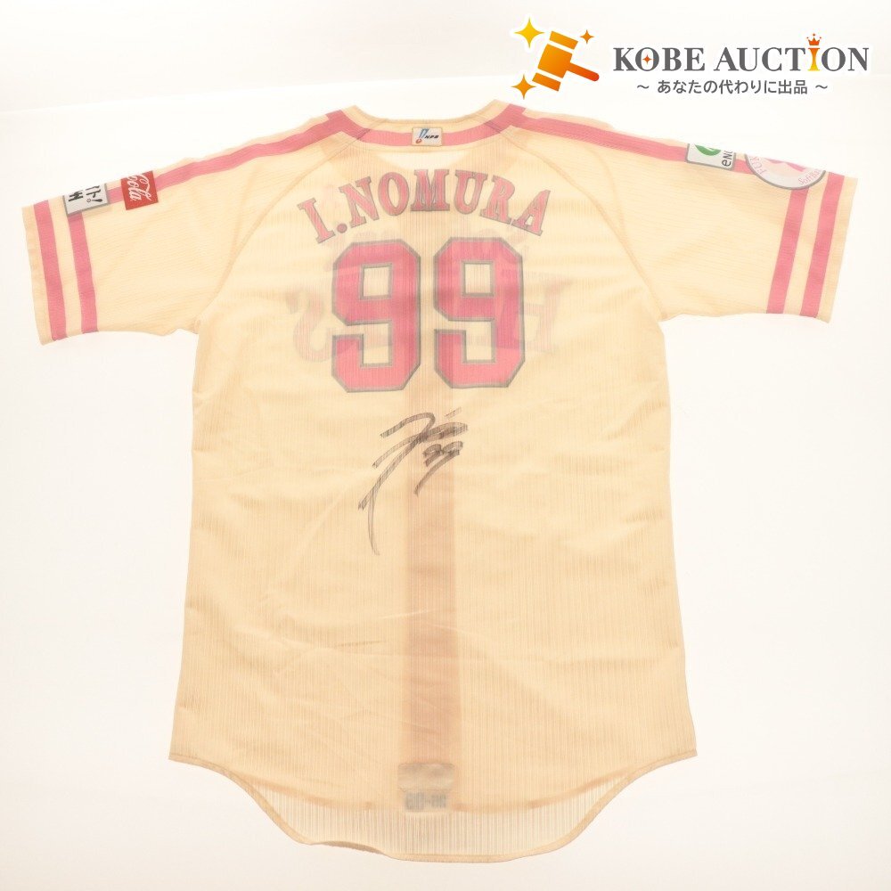 ■ 【直筆サイン入り】99野村選手『2025年ピンクフルデー』ピンクリボンユニフォーム ★福岡ソフトバンクホークス公式★拍卖