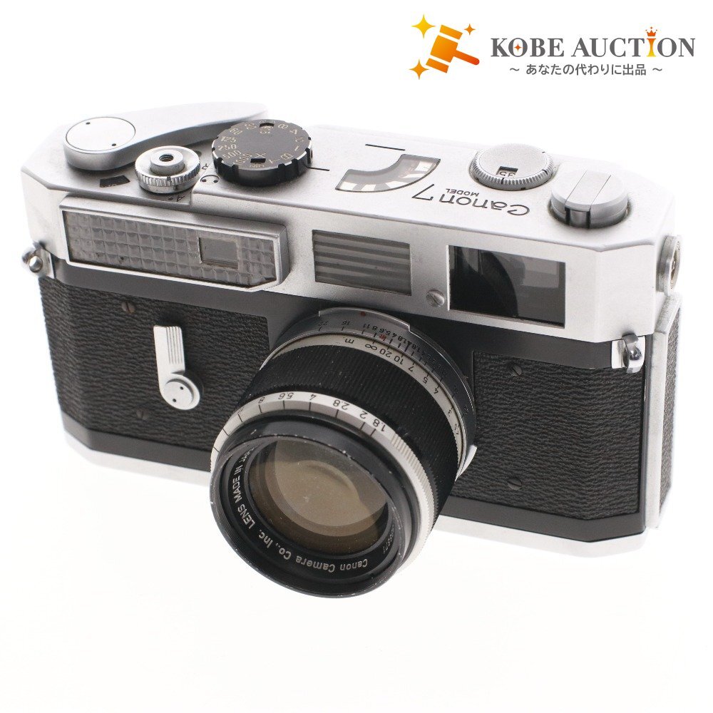 ■ キャノン カメラ Canon7 No.978413 フィルムカメラ レンズ 50mm 1:1.8 No.338871 動作確認済み拍卖