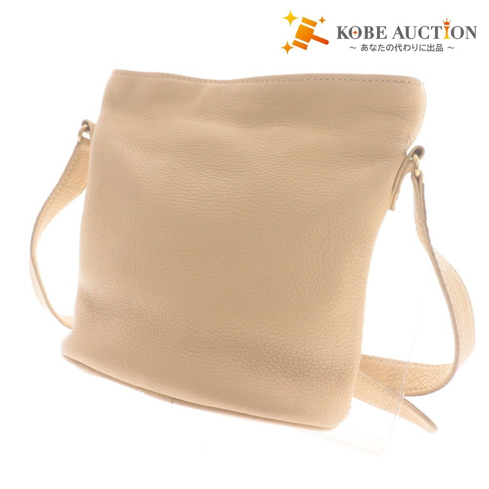 ■ COACH コーチ ショルダーバッグ D6B-4907 鞄 革 レザー レディース アイボリー拍卖