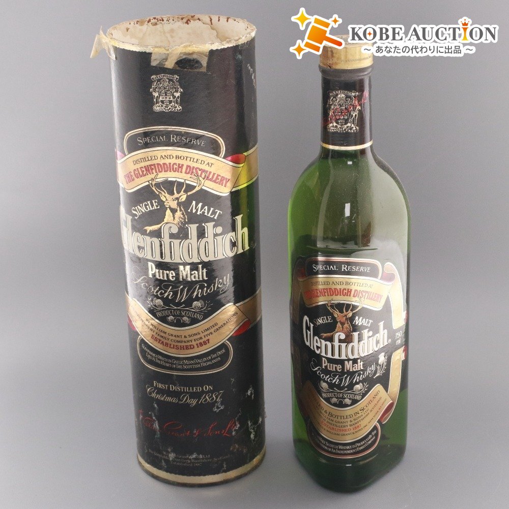 ■ 酒 グレンフィディック ピュアモルト スコッチ ウイスキー スペシャルリザーブ アルコール 750ml 43度 未開栓 未使用拍卖